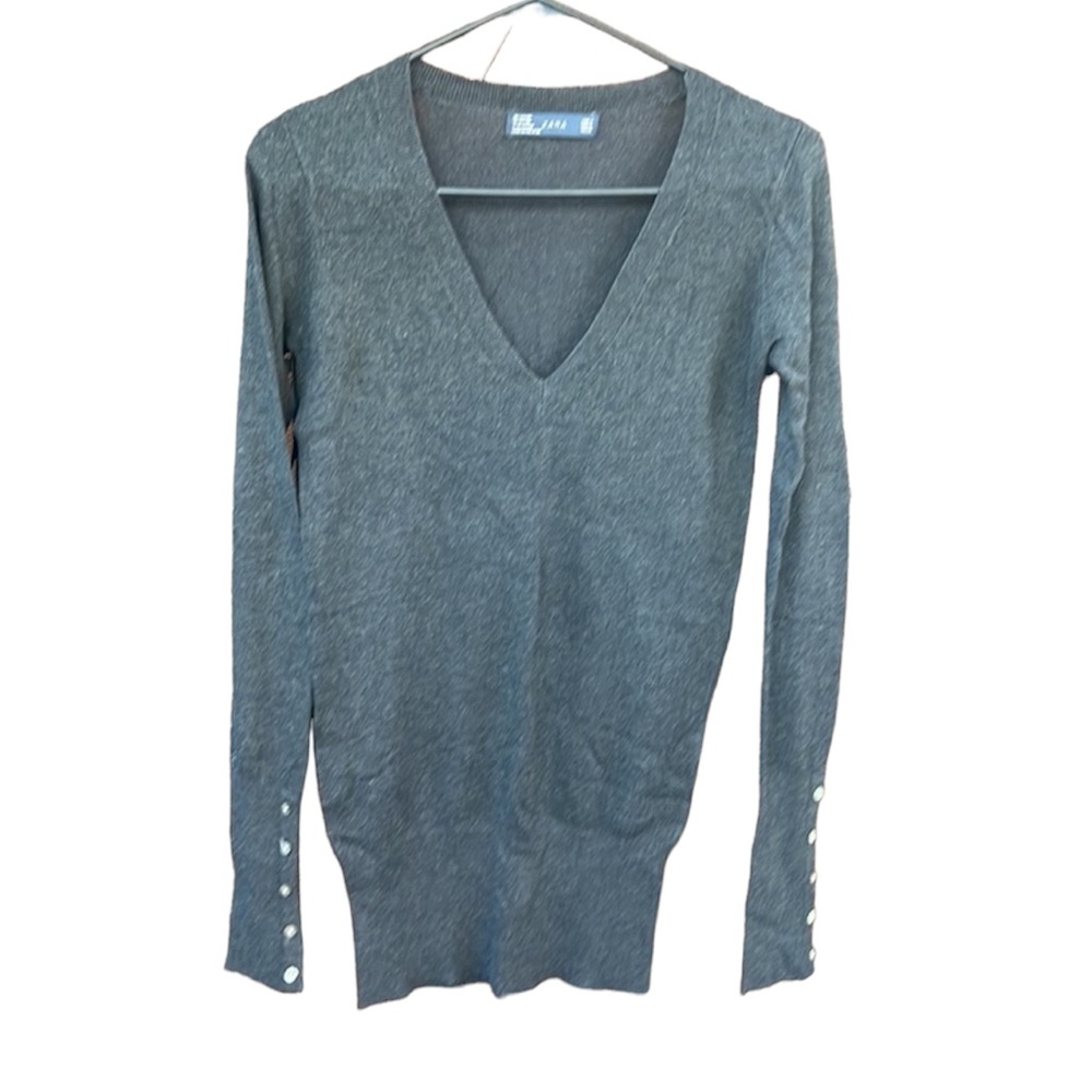 Zara pullover v neck sweater size  s